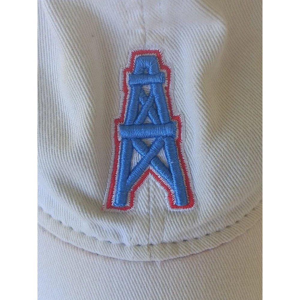 90s Houston Oilers Hat Fitted Reebok NFL Vintage Gridiron Classic Sz XL Cambell